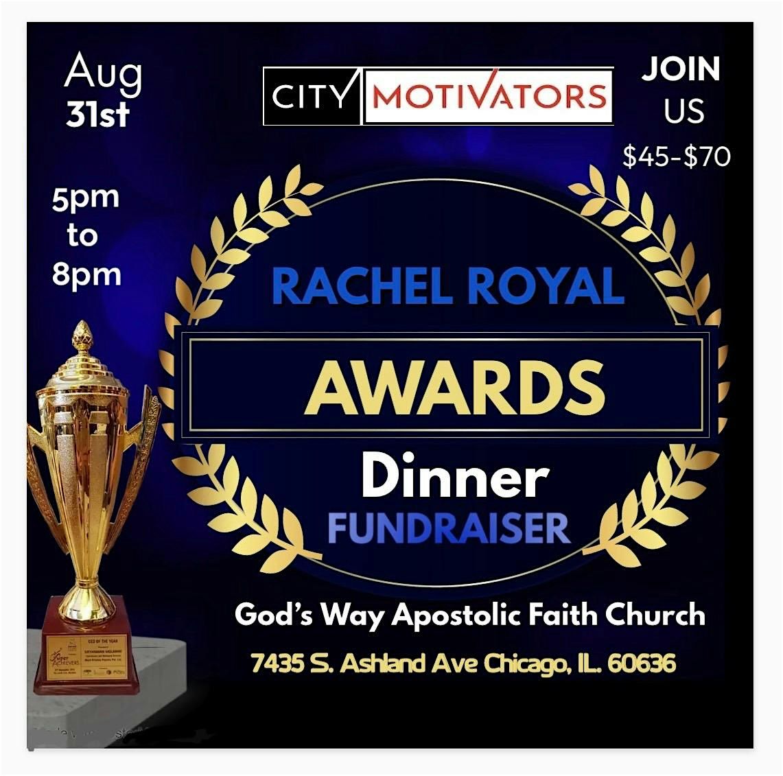 2024 Rachel Royal Awards- Dinner Fundraiser