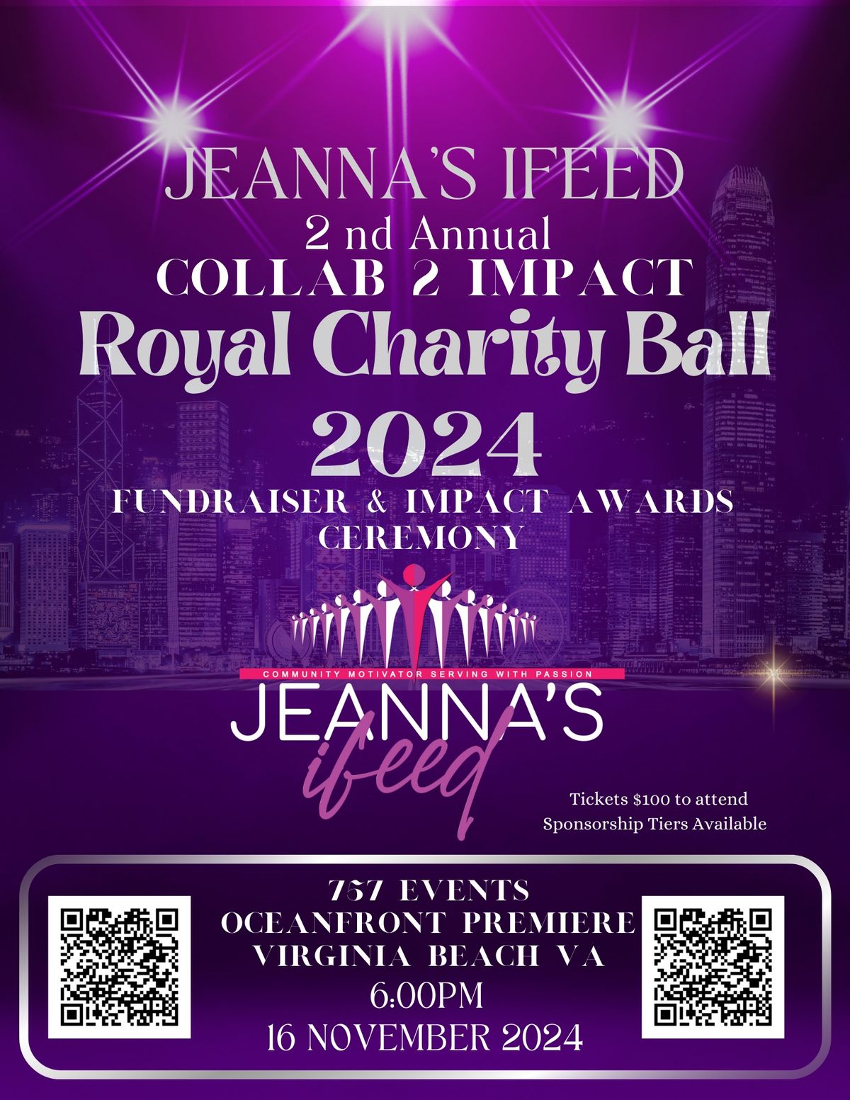 Jeanna\u2019s iFeed Collab 2 Impact Royal Charity Ball 2024 Fundraiser & Impact Awards Ceremony 