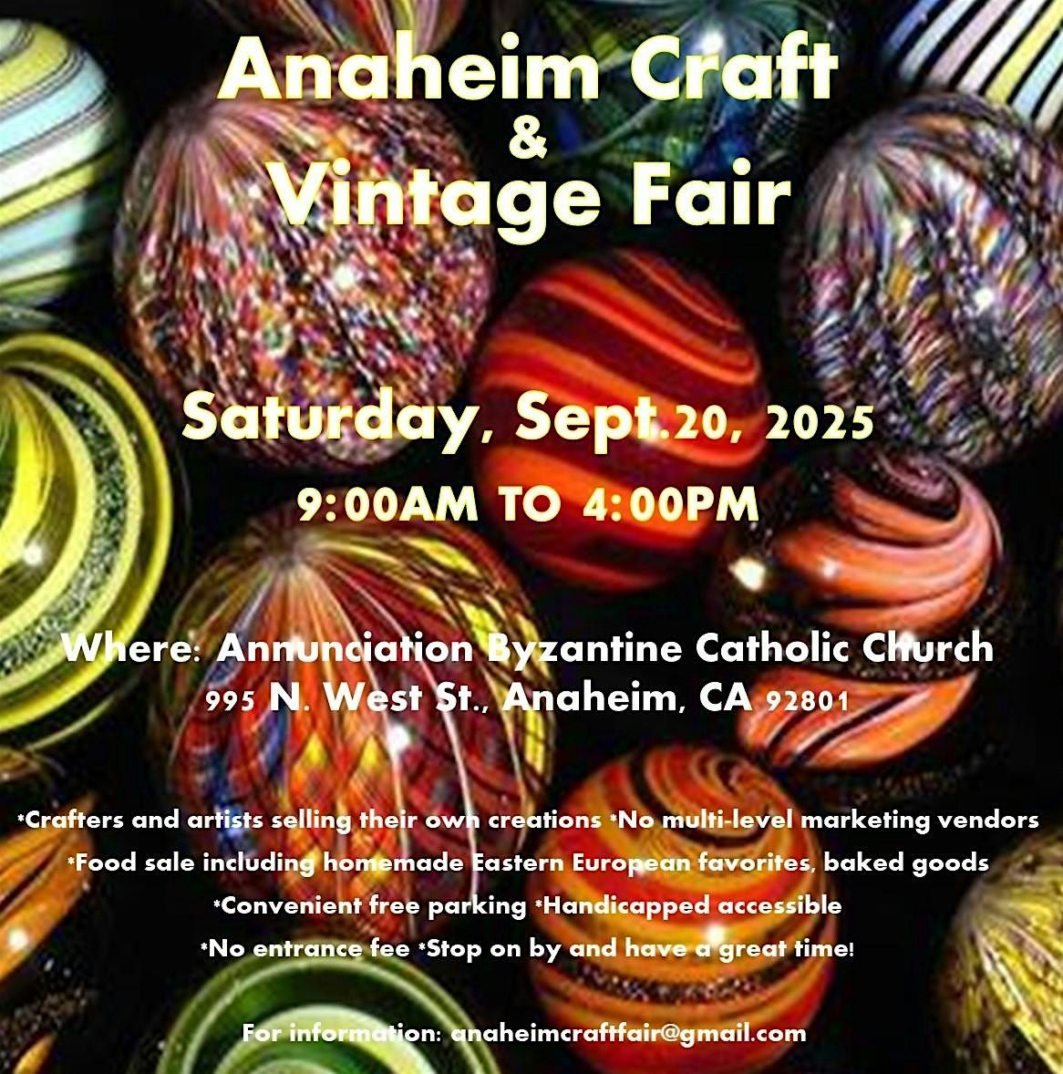 Anaheim Craft & Vintage Fair