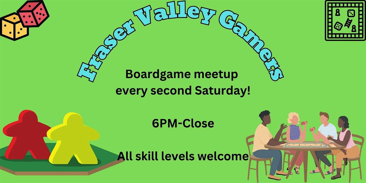 Boardgame Meetup with the Fraser Valley Boardgamers