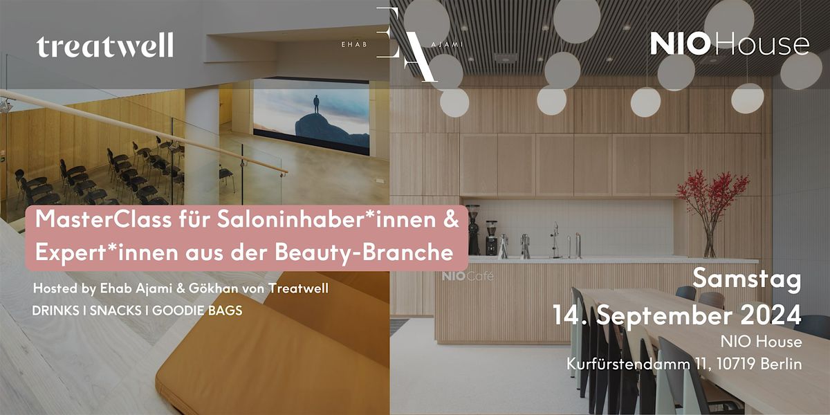 MasterClass f\u00fcr Expert*innen aus der Beauty Branche