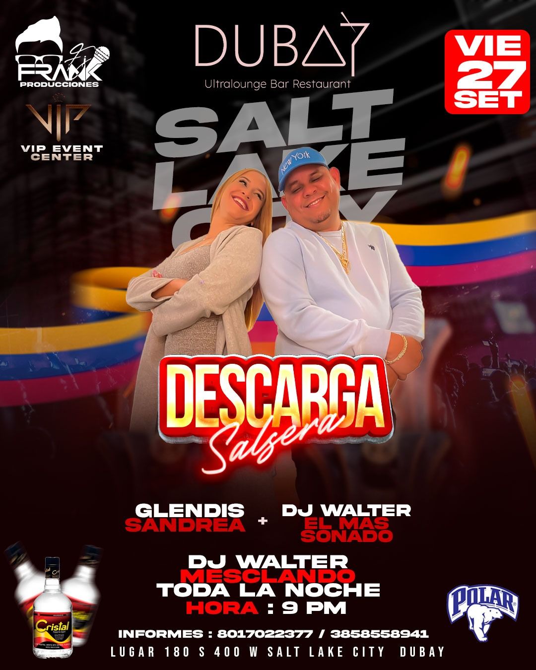 Walter y Glendis Salsa Night at Dubai UT ??