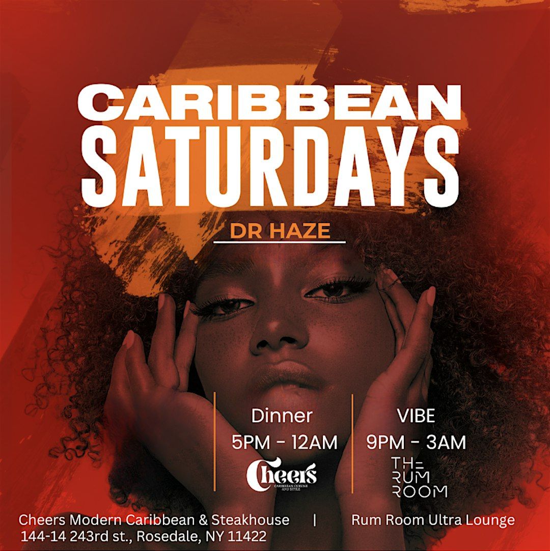 Caribbean Saturdays in the Rum Room at Cheers (25+)