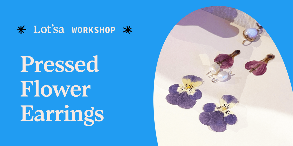 Pressed Flower Earrings