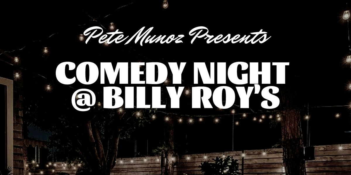 Comedy Night at Billy Roy's