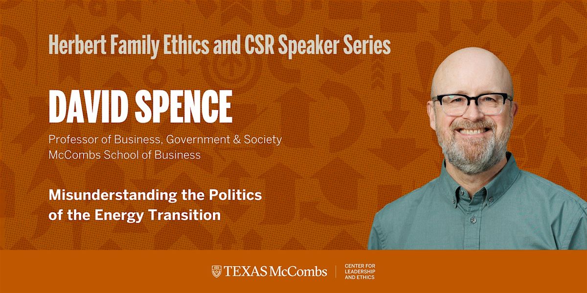 Herbert Family Ethics and CSR Speaker | David Spence