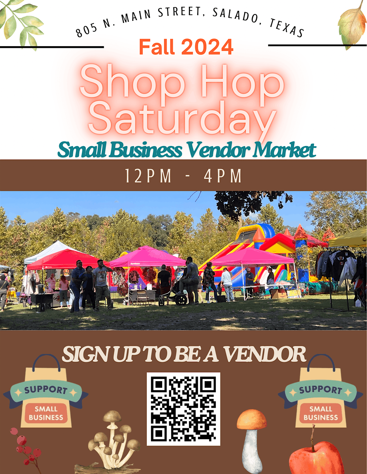 Shop Hop Fall Saturday Market