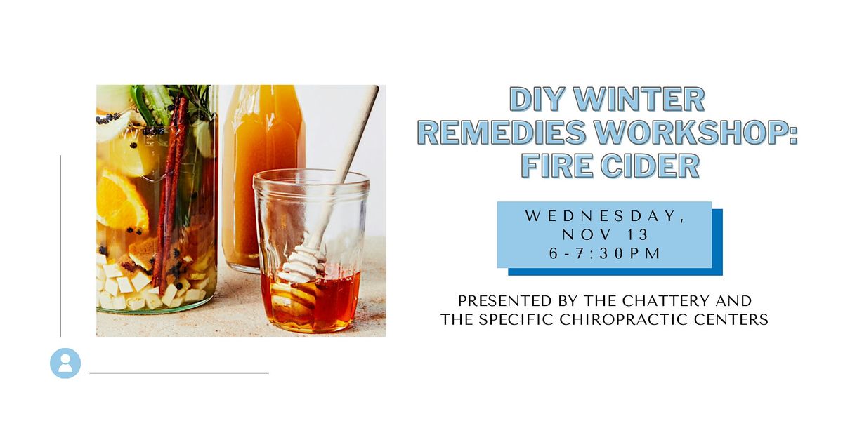 DIY Winter Remedies Workshop: Fire Cider - IN-PERSON CLASS