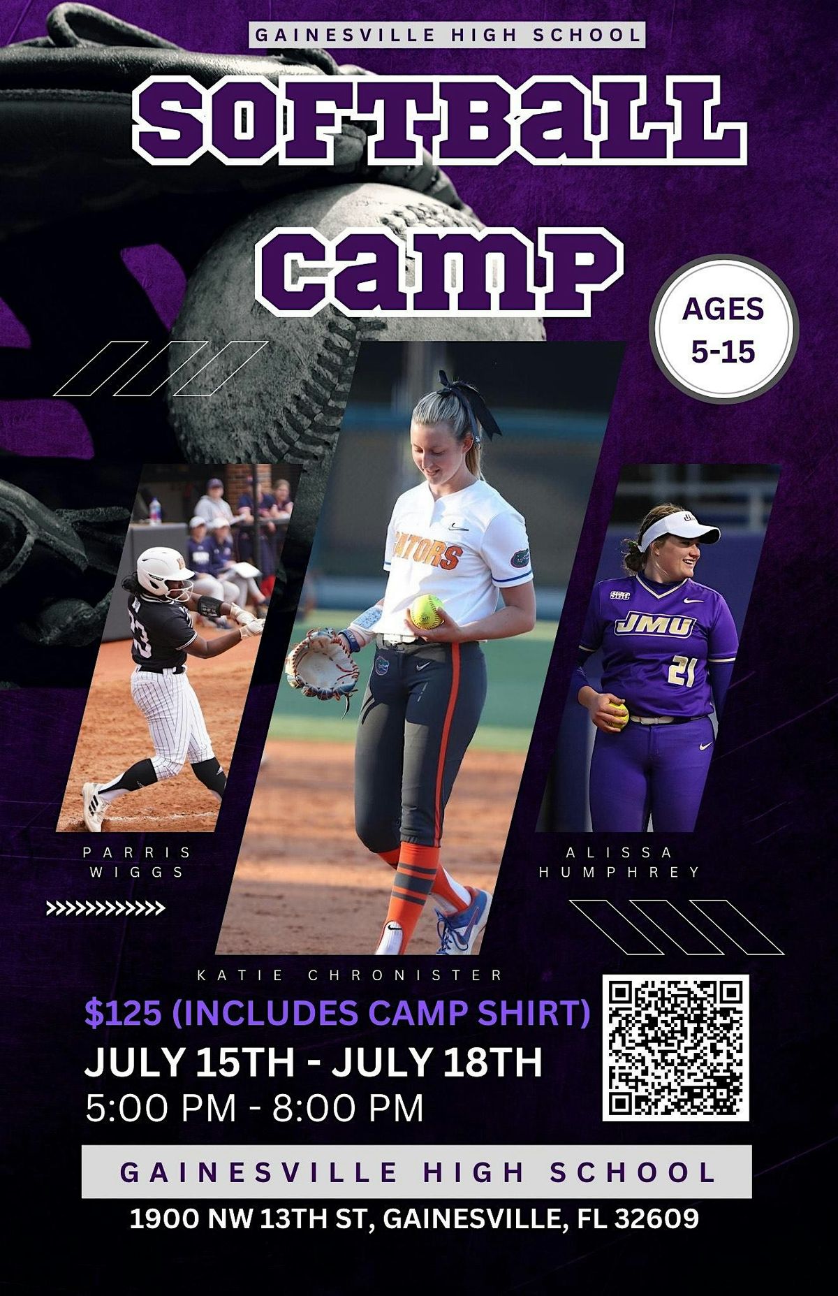 Gainesville High School's 2nd Annual Youth Softball Camp