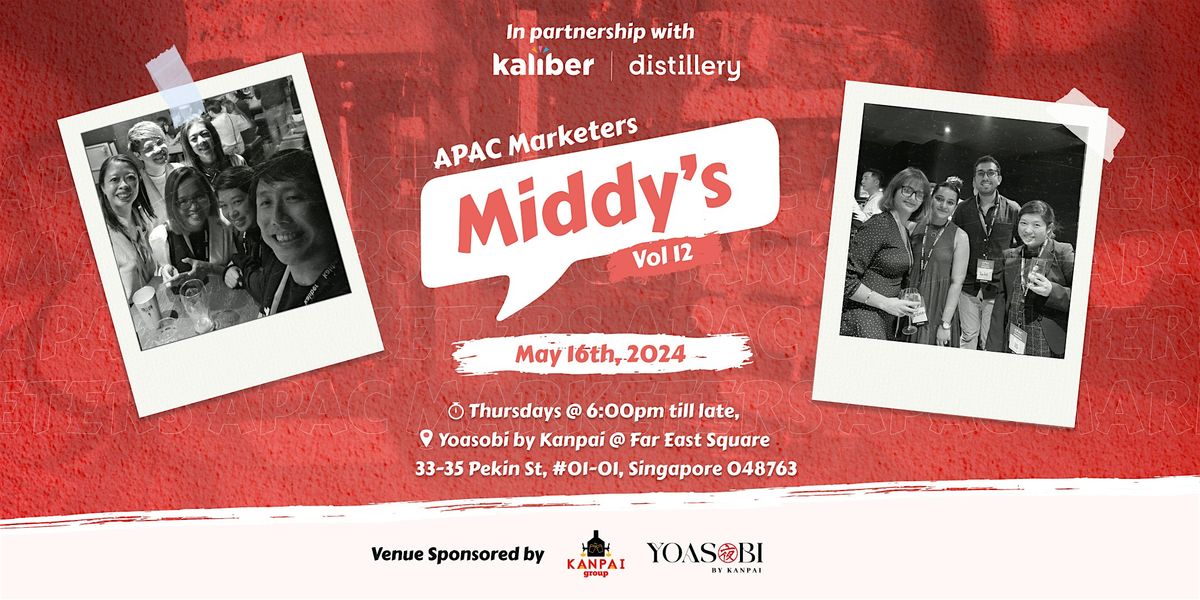 APAC Marketers Middy's - 16th May