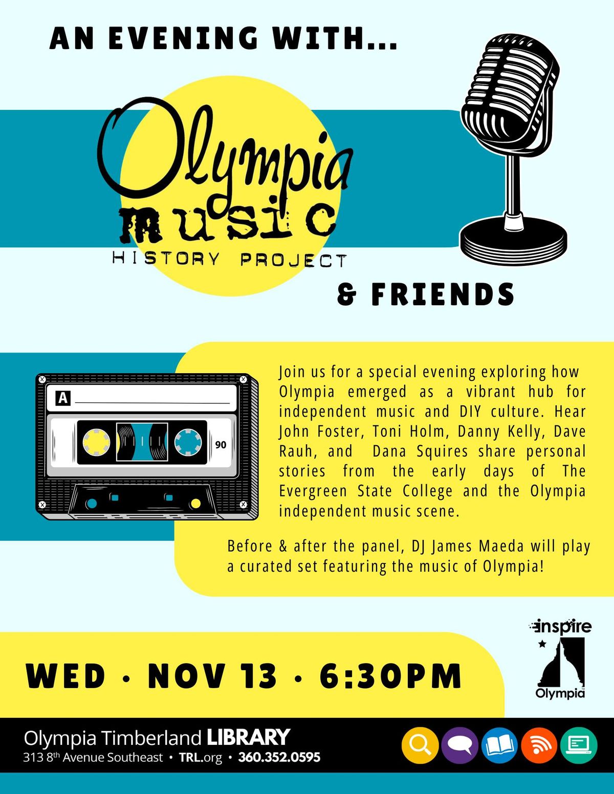 An Evening with Olympia Music History Project & Friends