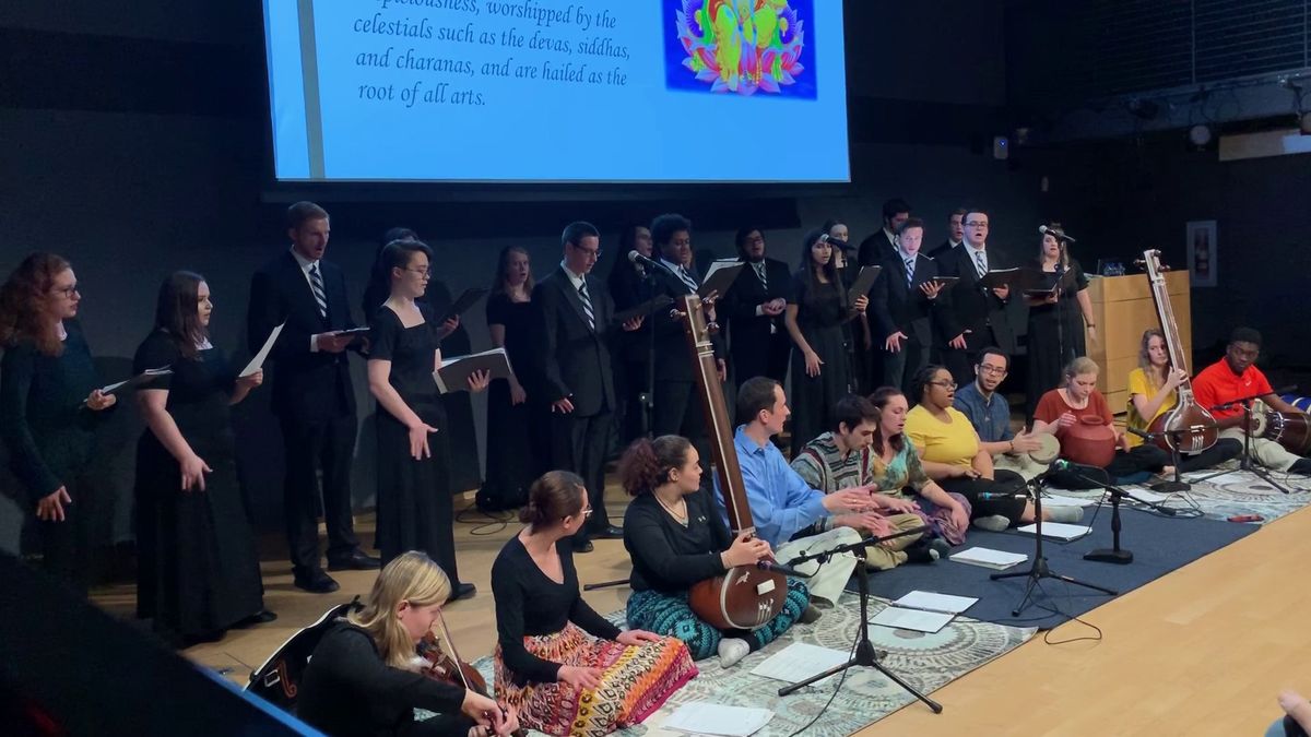 UMW Chamber Choir and Indian Music Ensemble