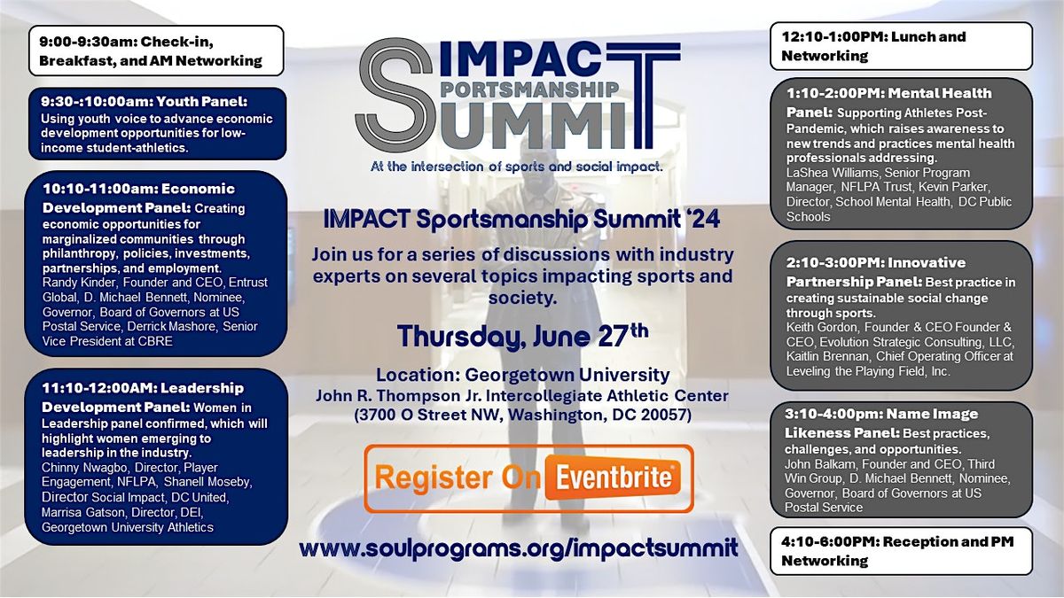 IMPACT Sportsmanship Summit 2024  (presented by SOUL Programs)