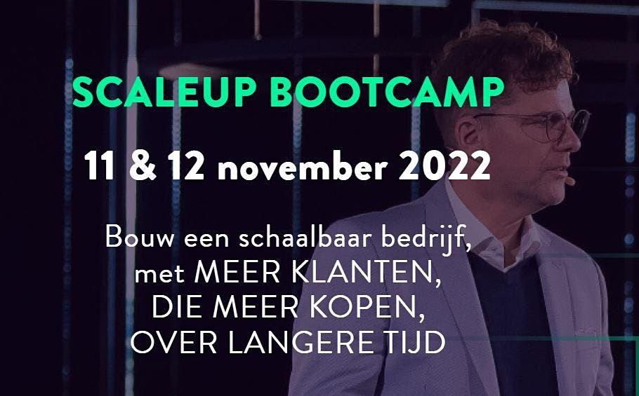 Scaleup Bootcamp - 11 en 12 november 2022