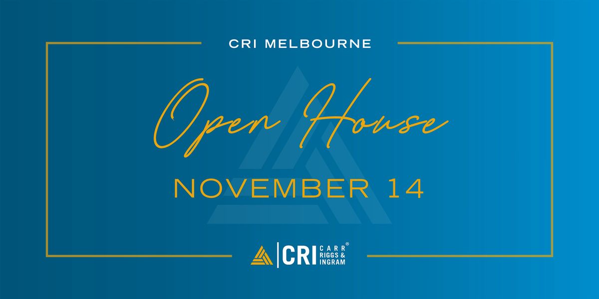 CRI Melbourne Open House