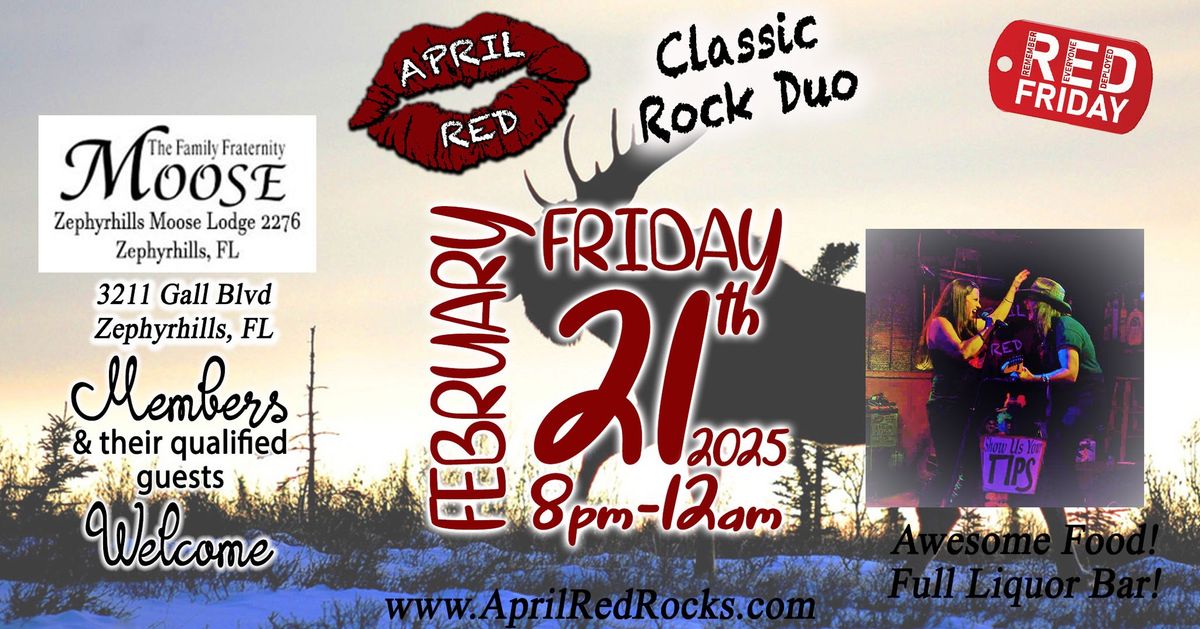 April Red LIVE at The Zepyrhills Moose Lodge 2276 in Zephyrhills!