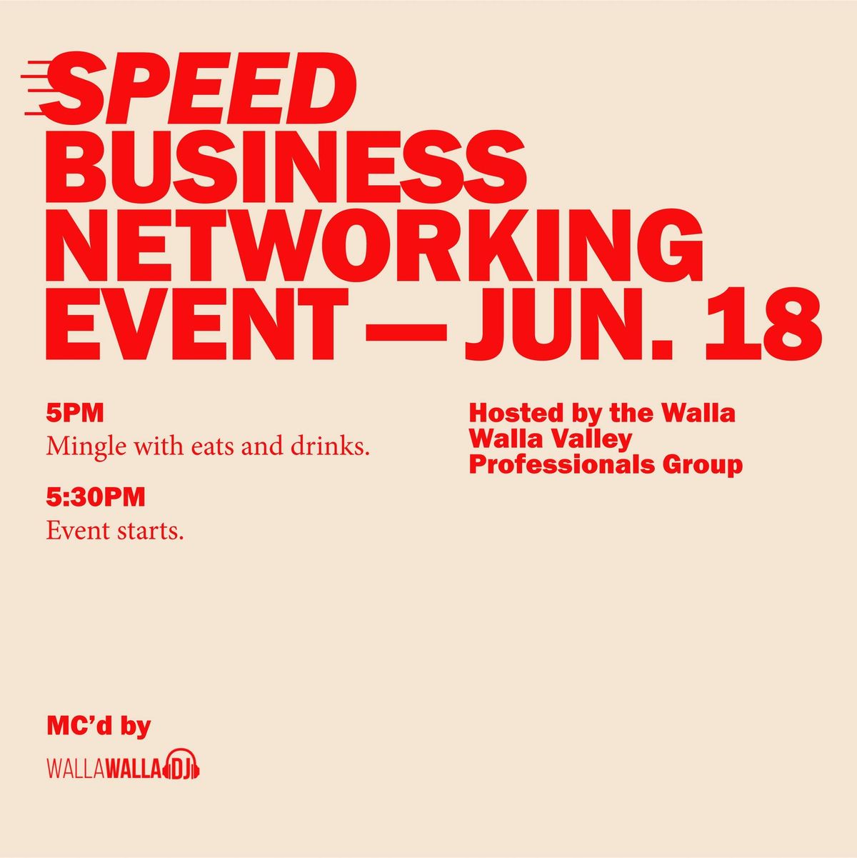 Speed Networking Event 