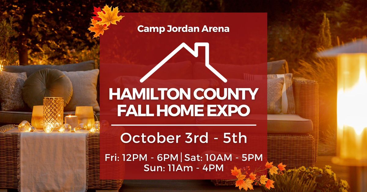 Hamilton County Fall Home Show, October 3-5, 2025