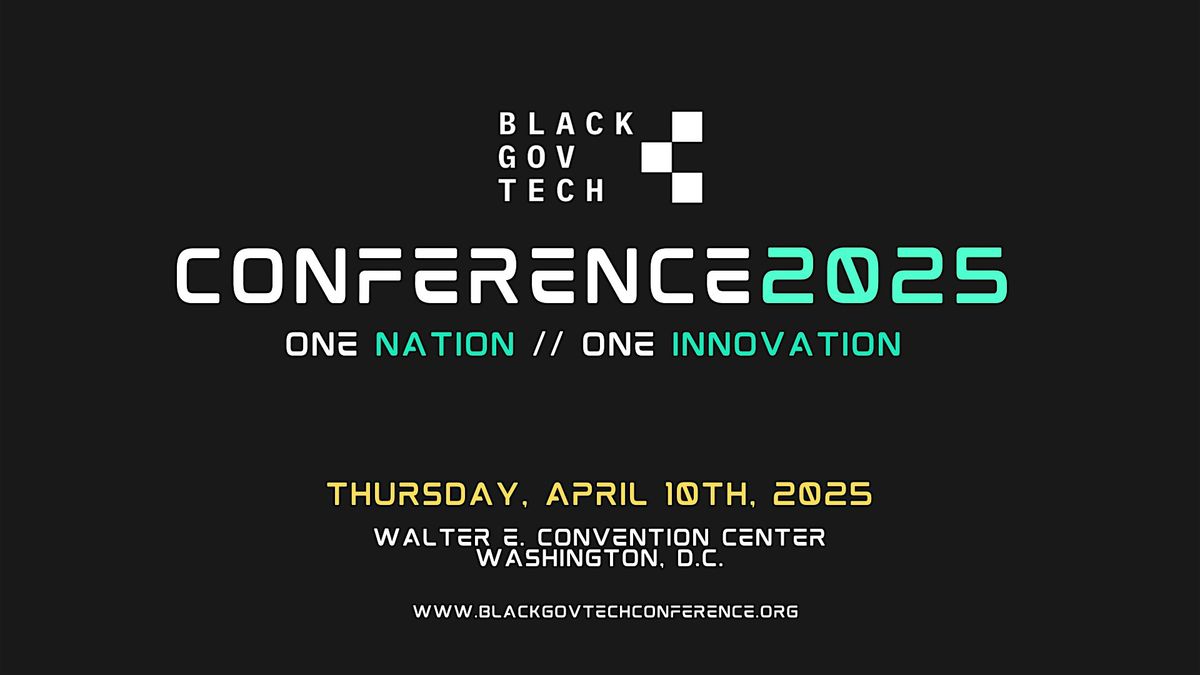 Black Gov Tech | Conference2025