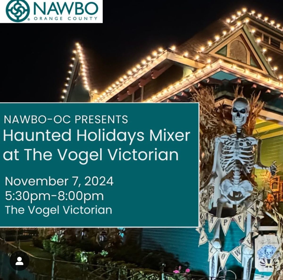 NAWBO OC Presents Haunted Holidays Mixer at the Vogel Victorian 