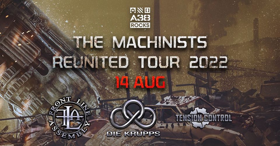 Front Line Assembly, Die Krupps, Tension Control \/A38 Haj\u00f3\/