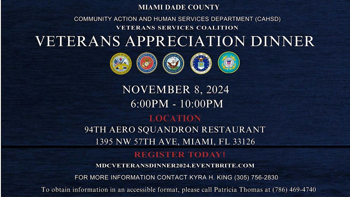 Veterans Appreciation Dinner