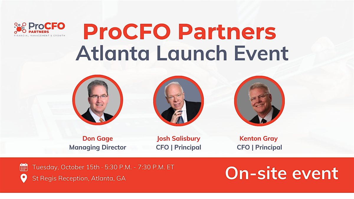 ProCFO Partners Atlanta Launch Event