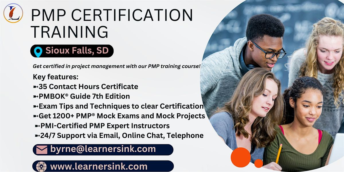 PMP Classroom Certification Bootcamp In Sioux Falls, SD