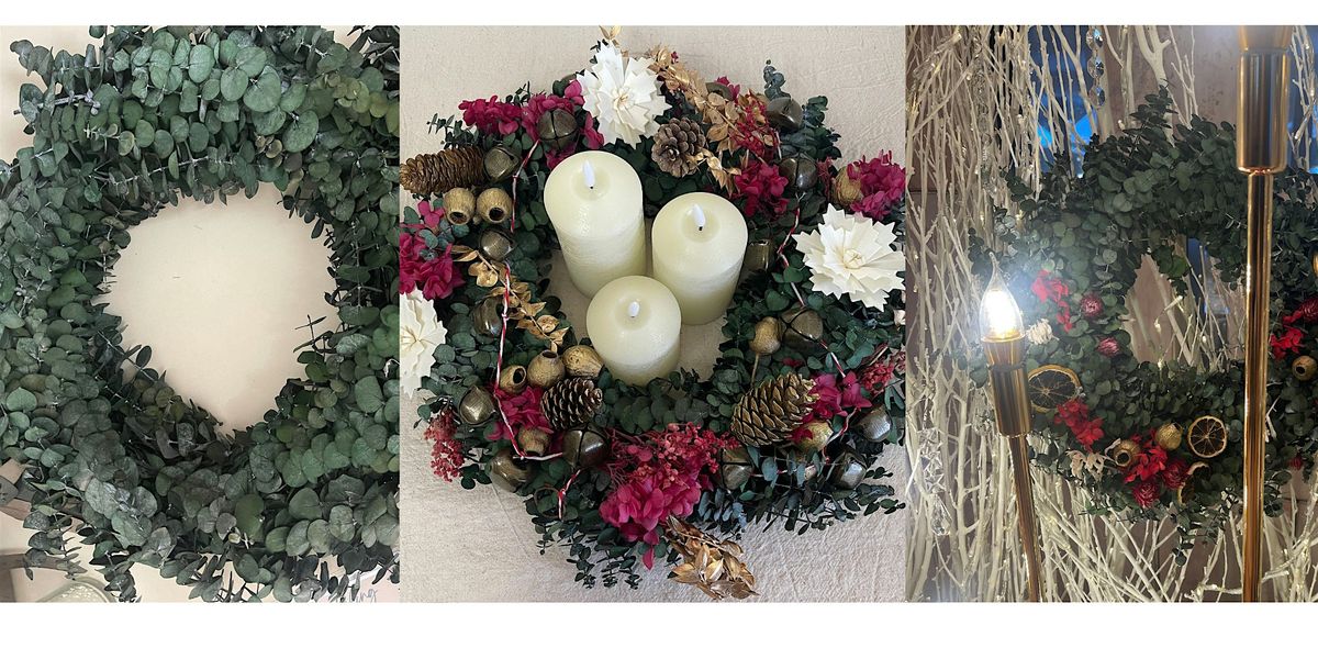 Preserved eucalyptus wreath- Decorate -  Wreath Workshop