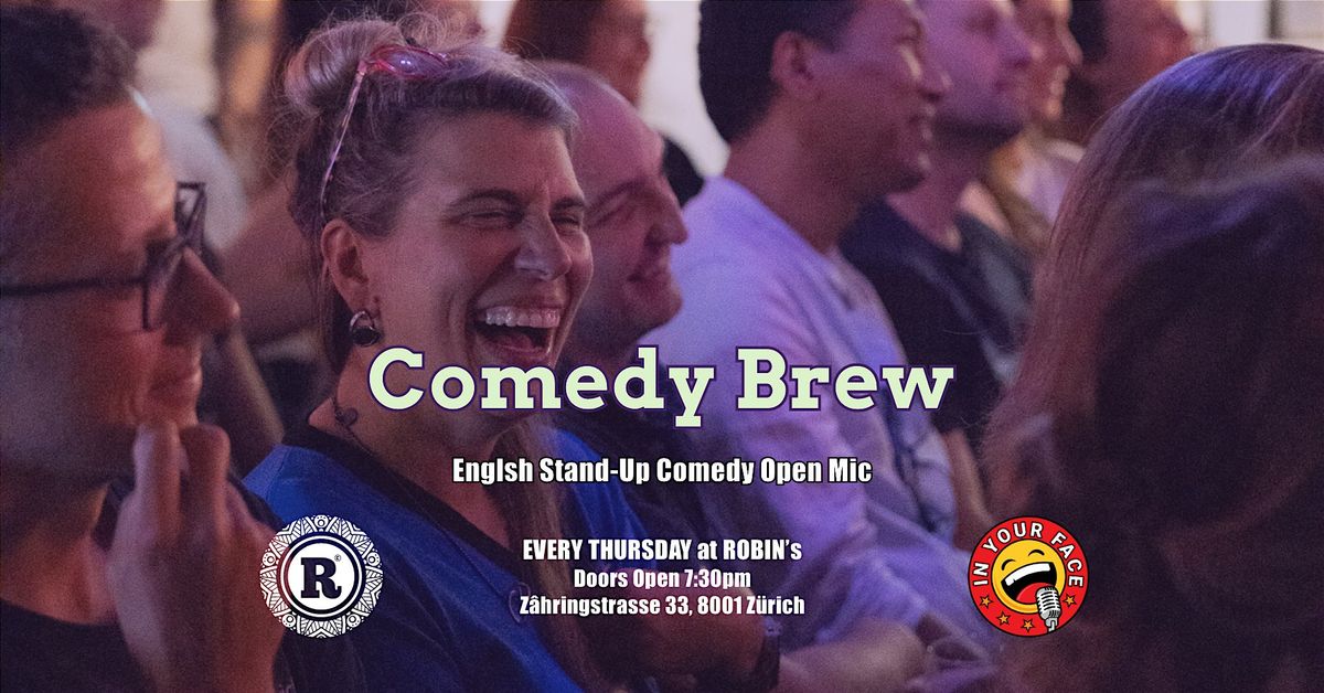 IN YOUR FACE Comedy Brew - English Stand-Up Comedy Open Mic