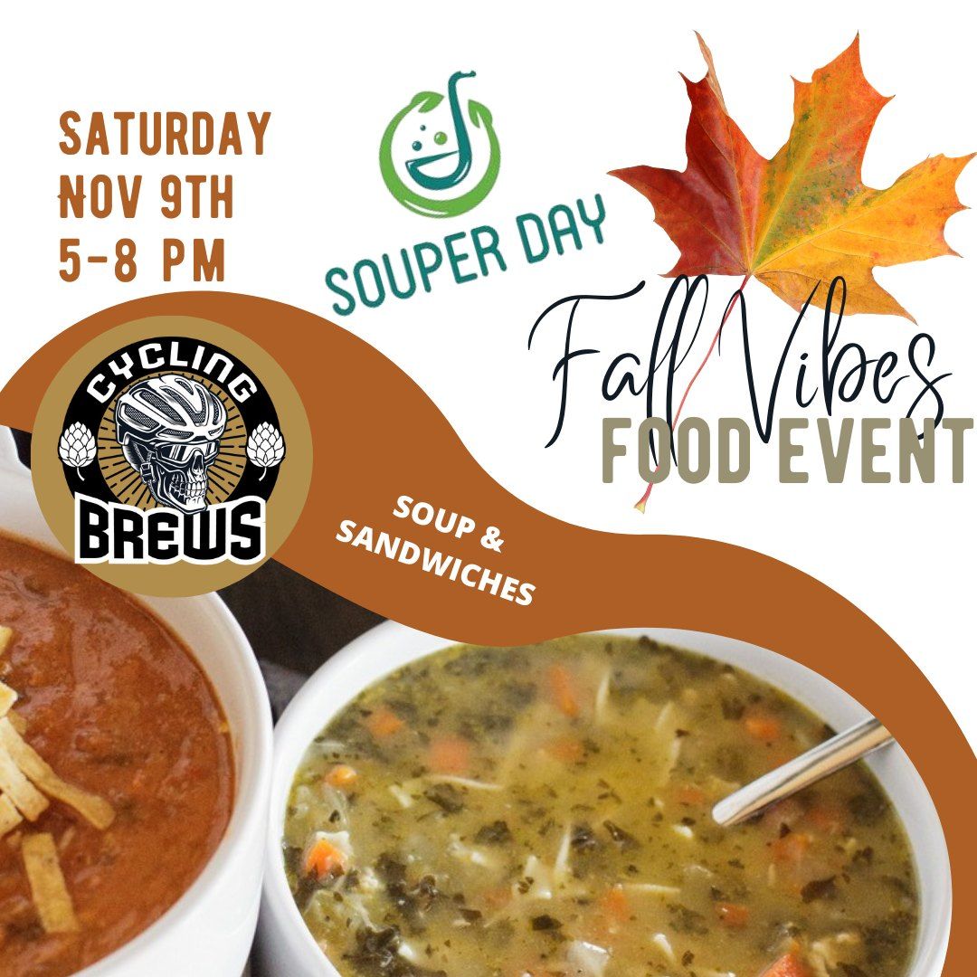 Food Event: Souper Day @ Cycling Brews