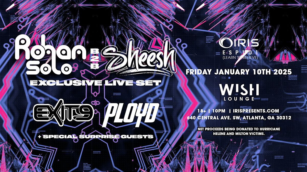 Iris Presents: Rohan Solo @ Wish Lounge | Fri, Jan 10th!