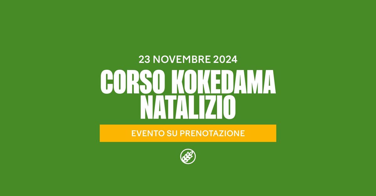 Corso Kokedama Natalizio \u2022 Evento su Prenotazione \u2022 Granobile