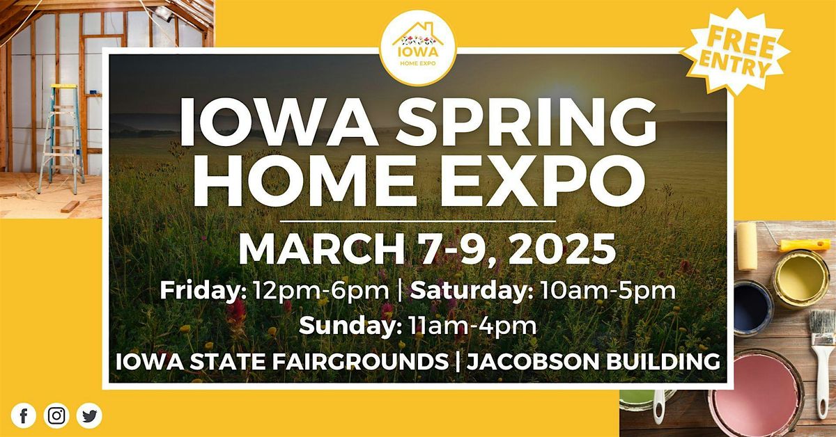 Iowa Home Expo,  April 2025