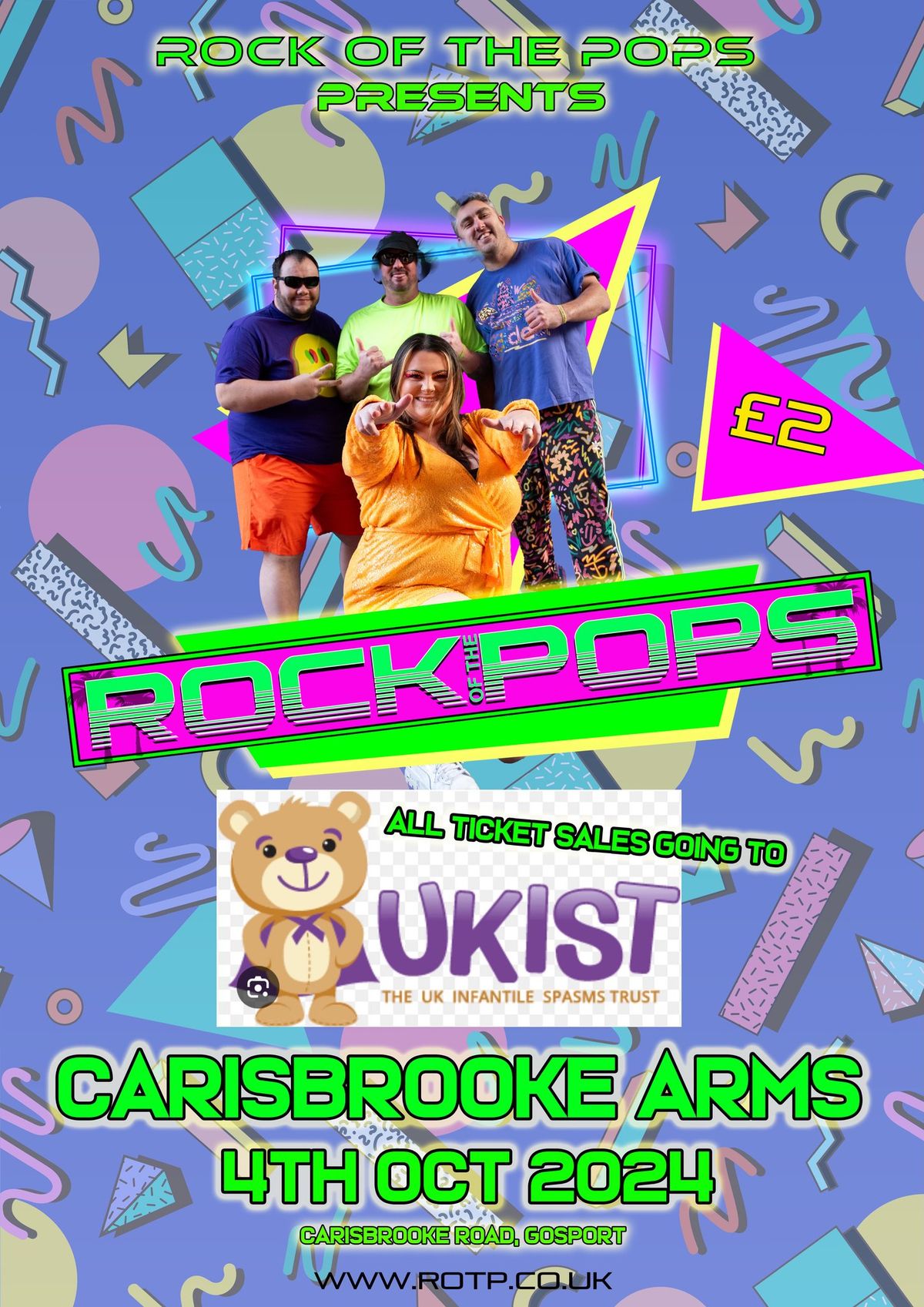 Rock of the Pops @ Carisbrooke Arms - Raising money for UKIST