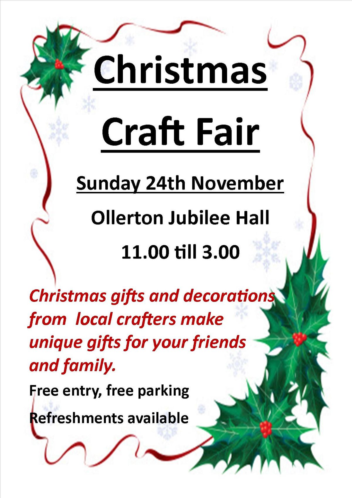 Christmas Craft Fair