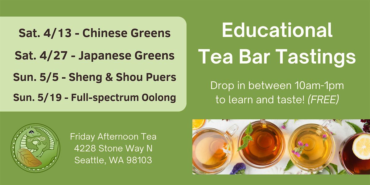 Tea Bar Tasting - Full-Spectrum Oolongs