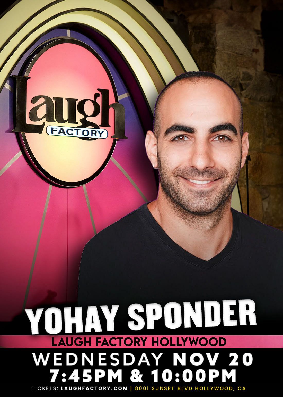 Yohay Sponder at Town Hall New York