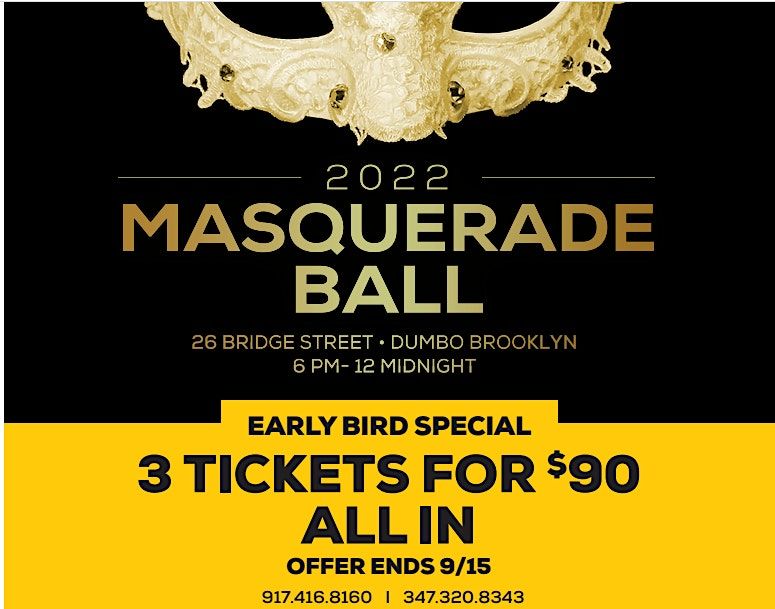 JRG Masquerade Ball 2022, 26 Bridge St, Brooklyn, 26 December to 27