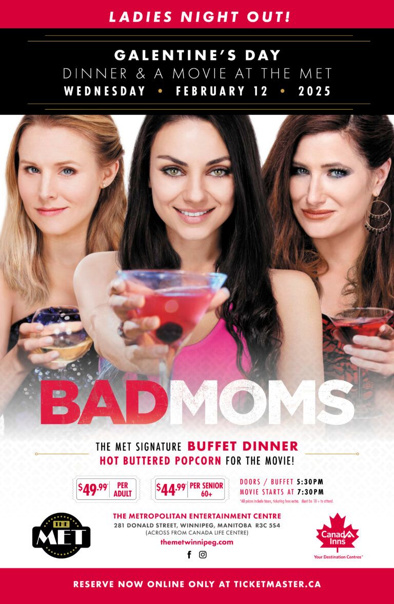 The Met Dinner and Movie: Bad Moms - Film at Metropolitan Entertainment Centre