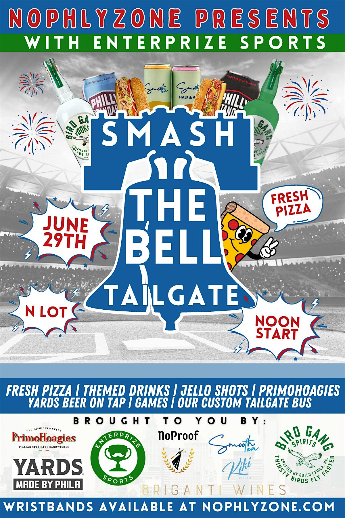 June 29th Philadelphia Phillies Fireworks Night Tailgate