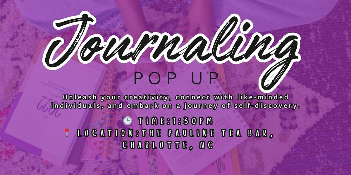 Journaling Pop Up  -July13th - $15