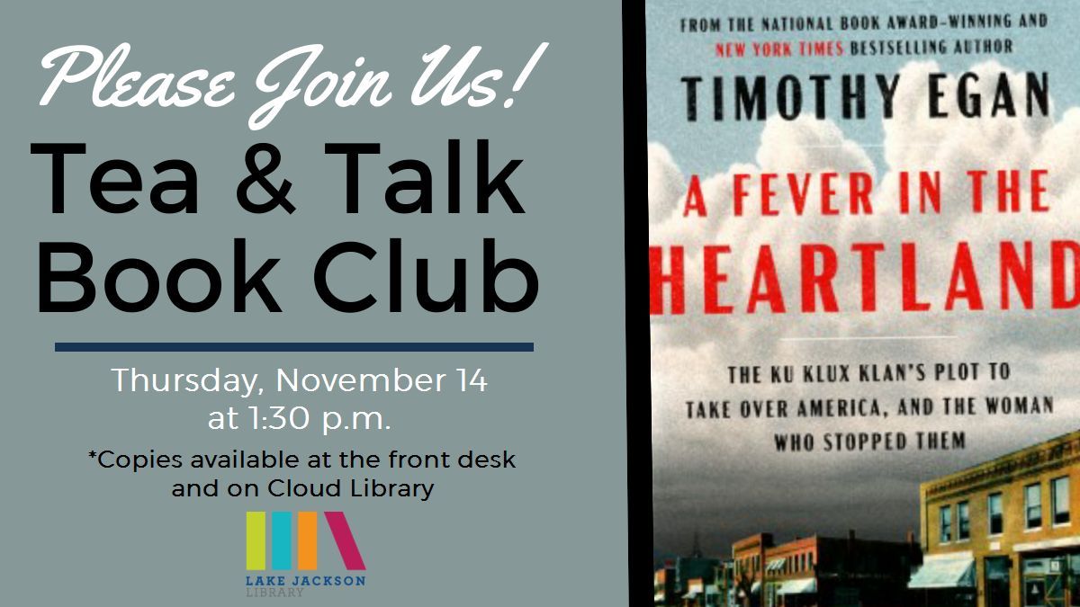 Tea & Talk Book Club