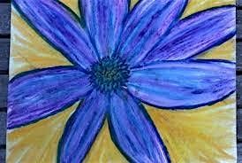 Kids Art Classes: Chalk Pastel Flowers