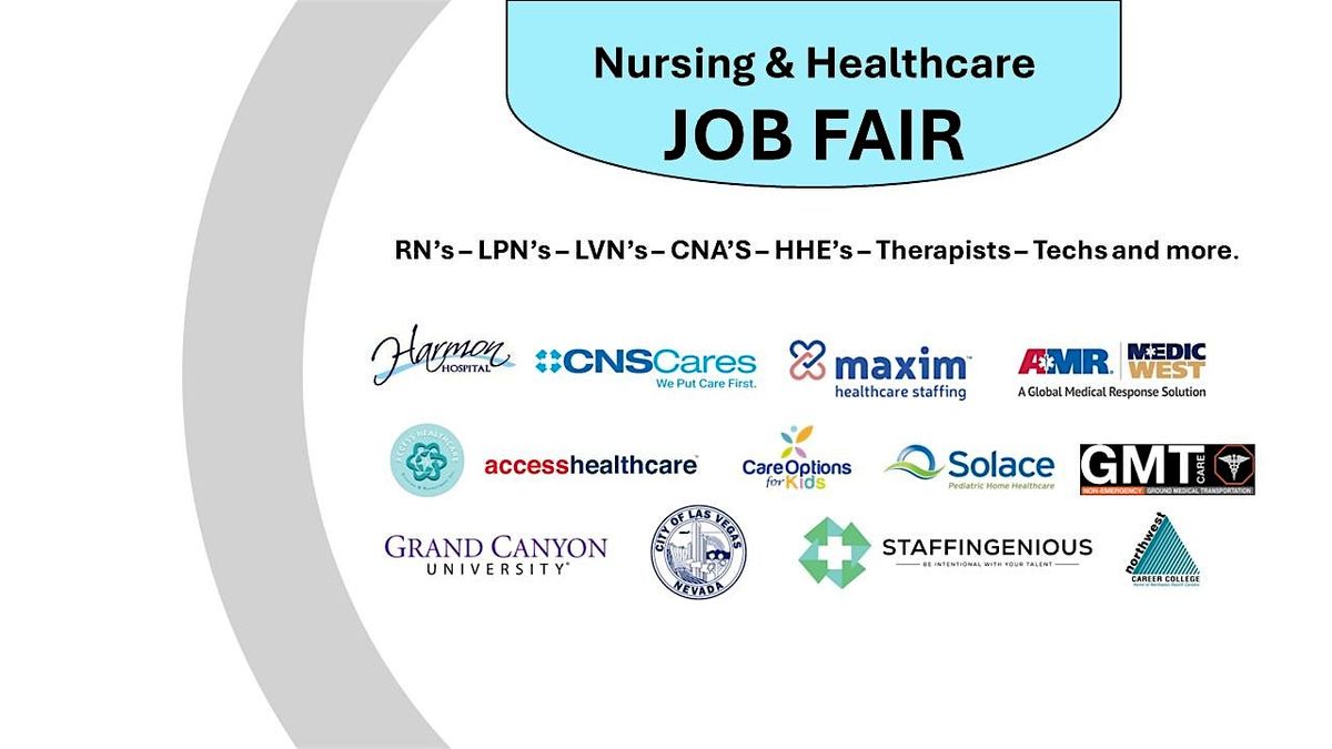 Nursing & Healthcare Job Fair