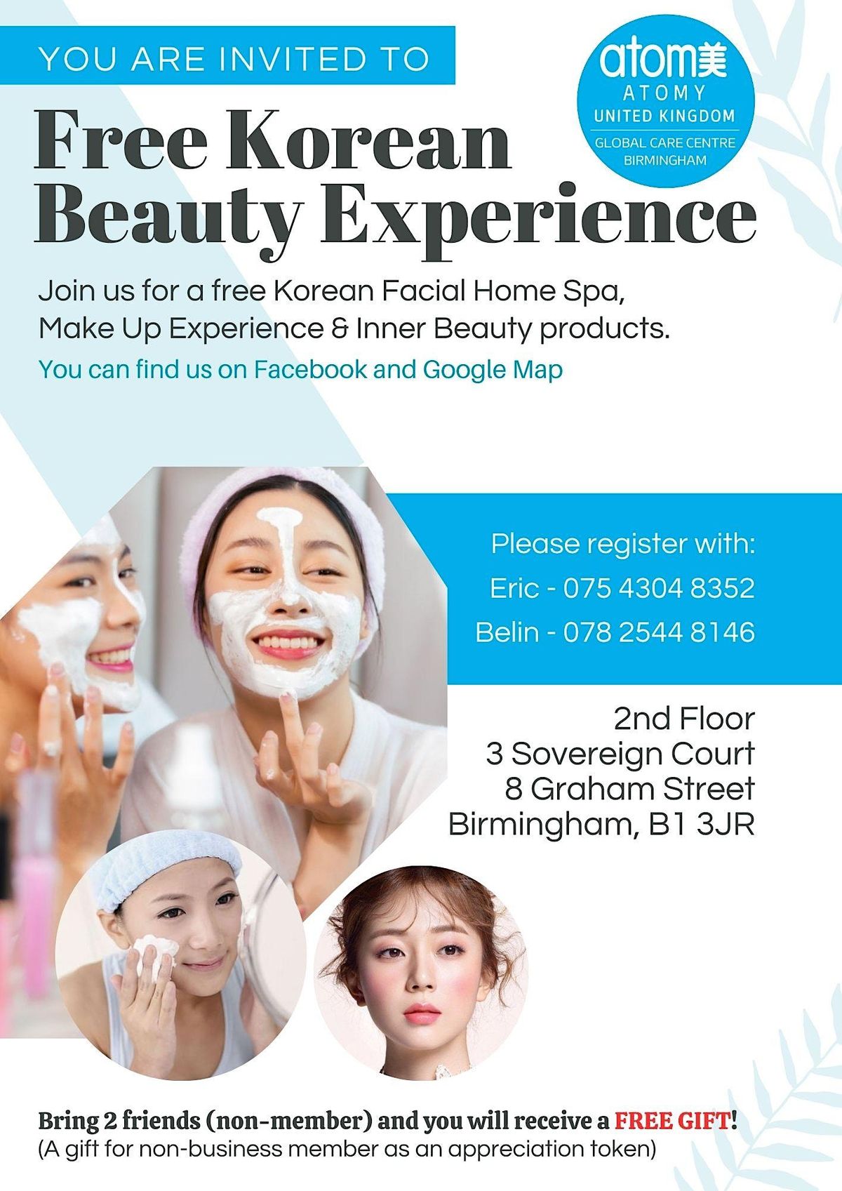 FREE Korean Facial Demo & The Inner Beauty with FREE GIFT!