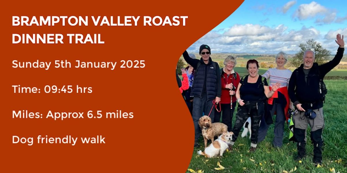 BRAMPTON VALLEY AND SUNDAY ROAST TRAIL | 6.5 MILES | MODERATE | NORTHANTS