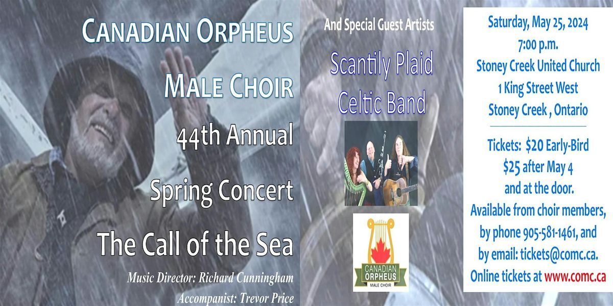 44th ANNUAL SPRING CONCERT   "THE CALL OF THE SEA"