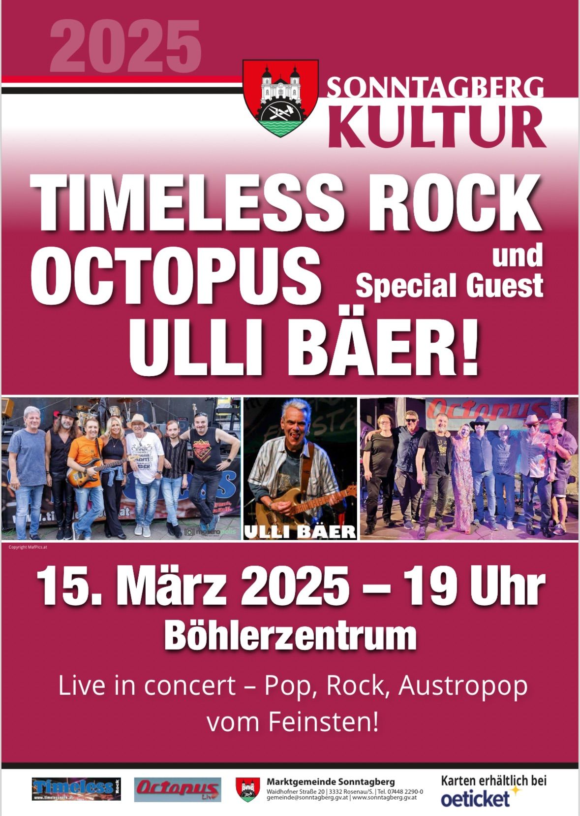 Timeless Rock, Octopus und Special Guest - ULLI B\u00c4ER !