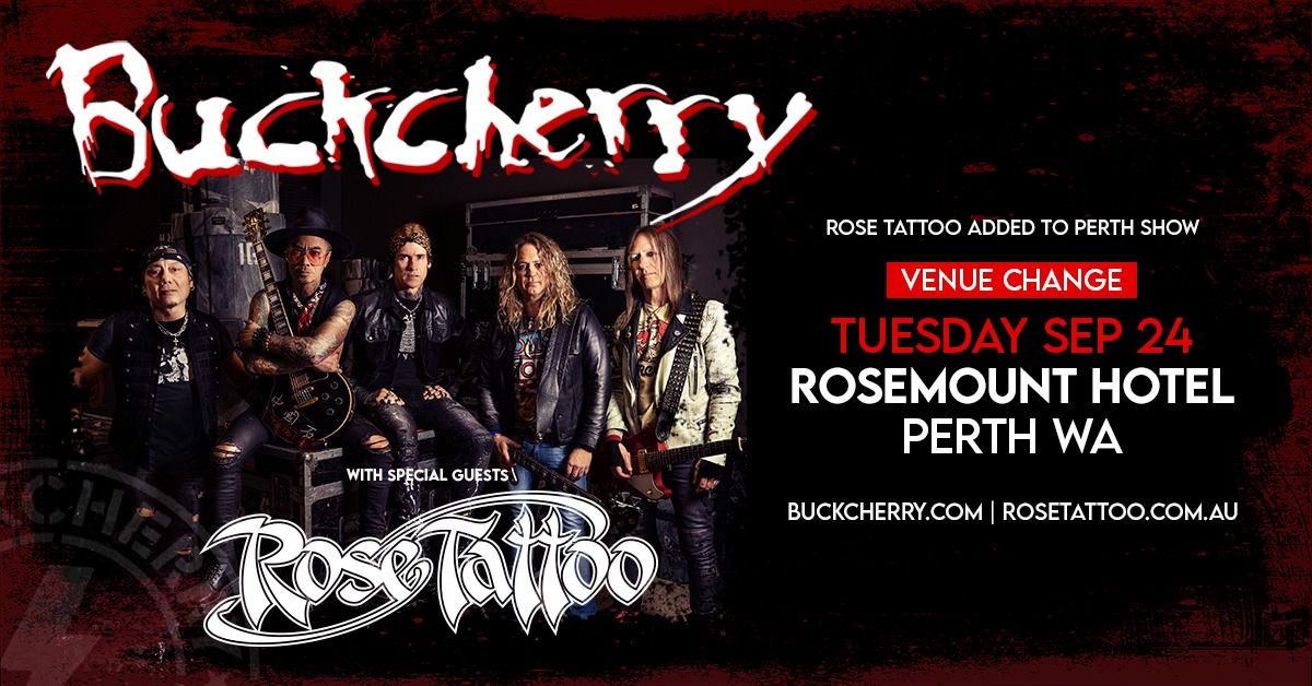 Buckcherry Australian Tour 2024. Rosemount Hotel Perth WA September 24